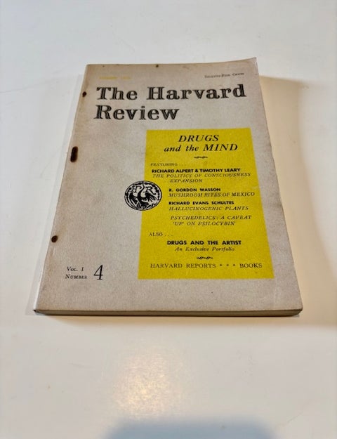 Item #1265 Drugs and the Mind. The Harvard Review. Timothy Leary, E. Gordon Wasson Richard Alpert, Richard Evans Schultes.