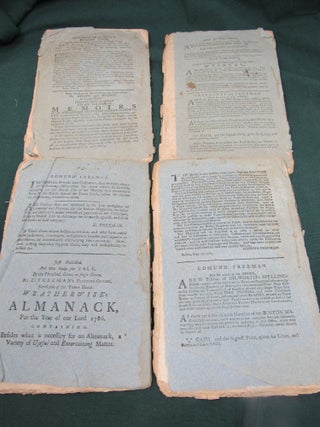 Four Issues of the Boston Magazine, 1785-86