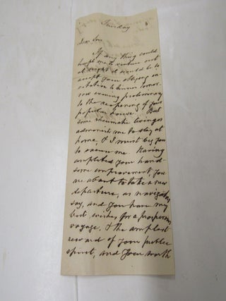 Two-page letter from Winston Seaton Williams to J.C. and Henry Willard dated Thursday [1850