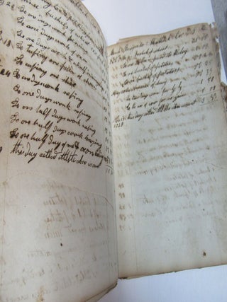 Manuscript account book of Amos Tucker, Buckfield Maine, 1823-1843. Amos Tucker.