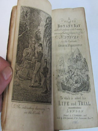 A Voyage to Botany Bay wih a Description of the Country manners Customs religion &c. of the. George Barrington.