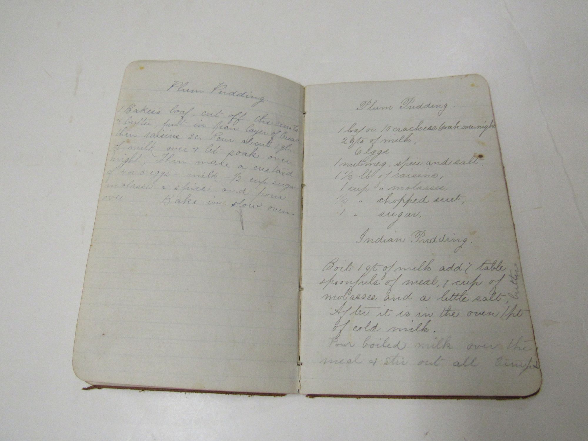 Manuscript Cook Book belonging to Emily Treadwell Salem, MA and dated ...