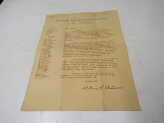 Item #2563 Fundraising letter for the Golden Rule Farms Home Association Franklin, NH