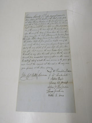 Coroner's Inquest Cold Spring Harbor NY -Queens County July 16, 1859 regarding the death of...