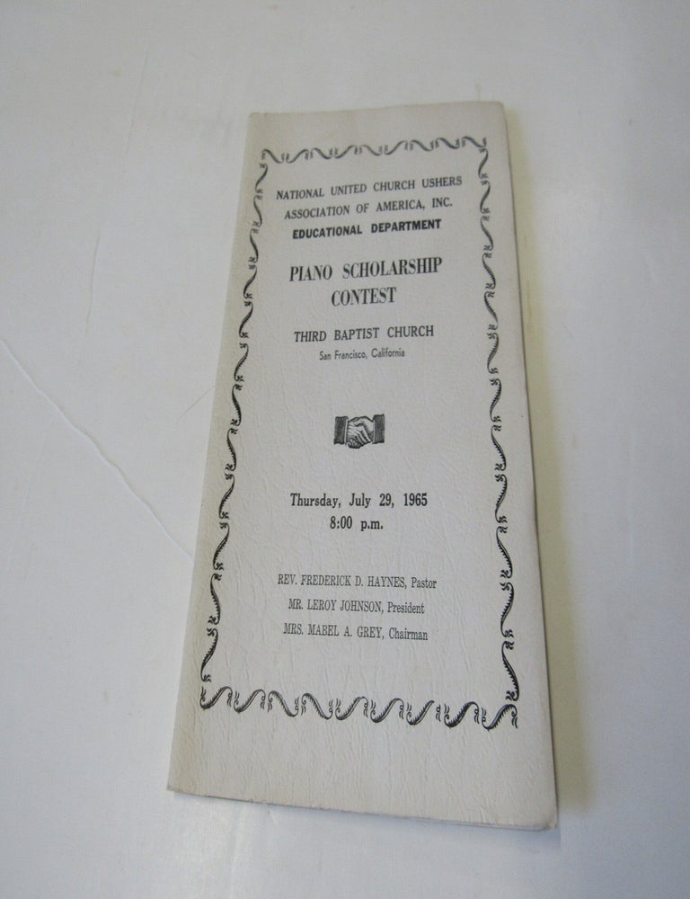 Item #2866 National Church Ushers Association of America, Inc