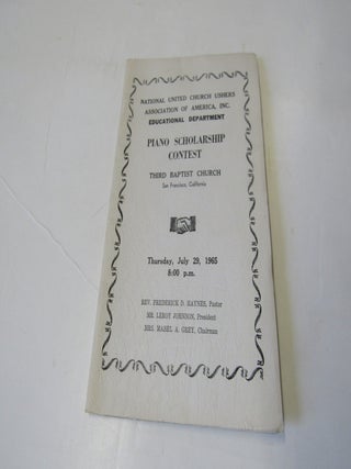 National Church Ushers Association of America, Inc