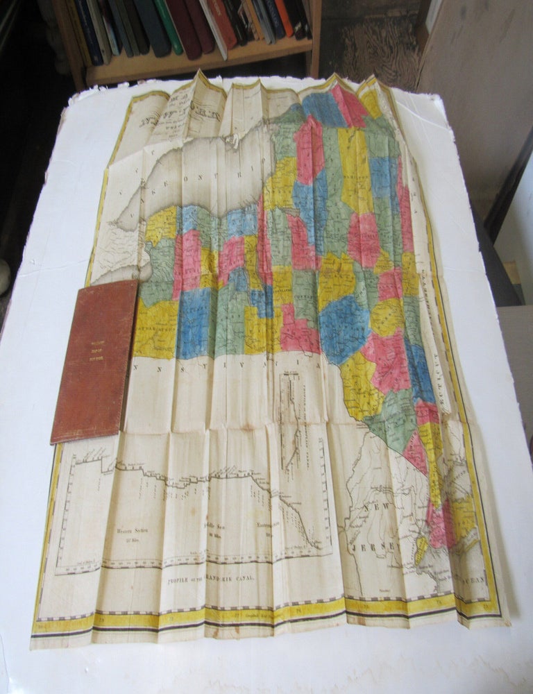 Item #2938 The Tourist's Map of the State of New York. William Williams.