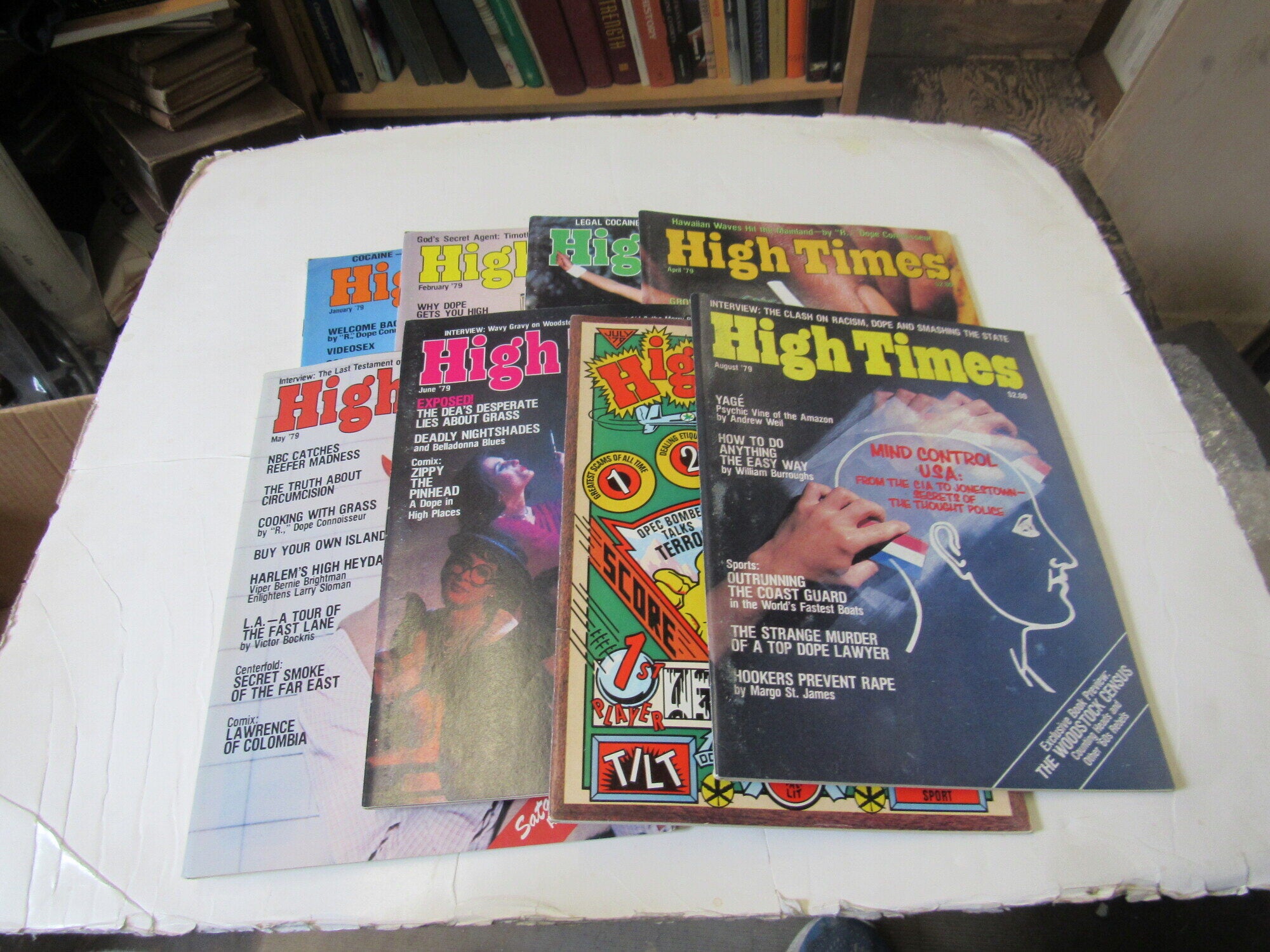 Lot of 50 High Times Magazine. 1974-1978 complete run 40 issues and ...