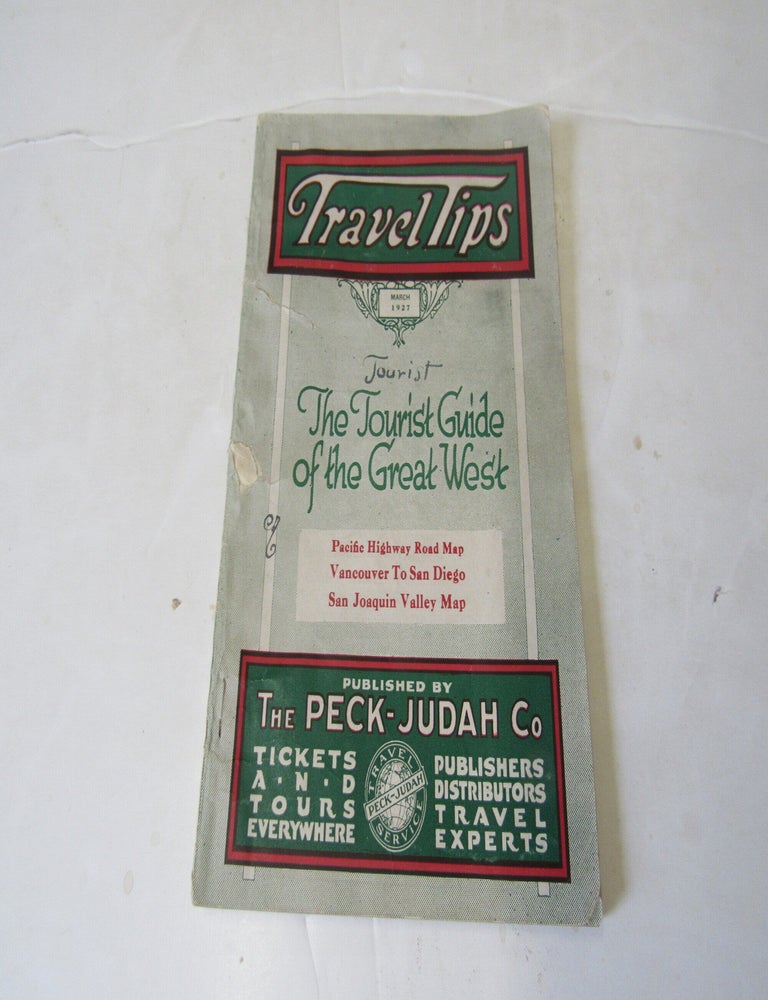 Item #3163 Travel Tips. The Tourist Guide of the Great West