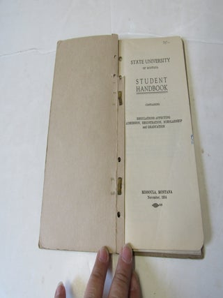 Charlotte Randall's State University of Montana Handbook