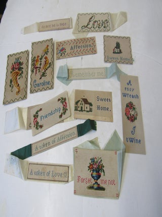 Collection of Mid-19th Century Needlepoint Bookmarks
