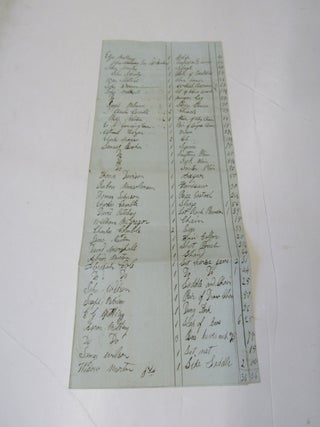 Item #3269 3 Page Inventory Estate of William Morton of Shenango Township Beaver County PA, dated...