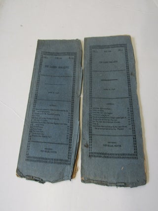 Item #3304 2 Issues Ladies Magazine May & June 1824