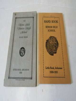 Hand Book Senior High School, Little Rock, Arkansas 1930-1931