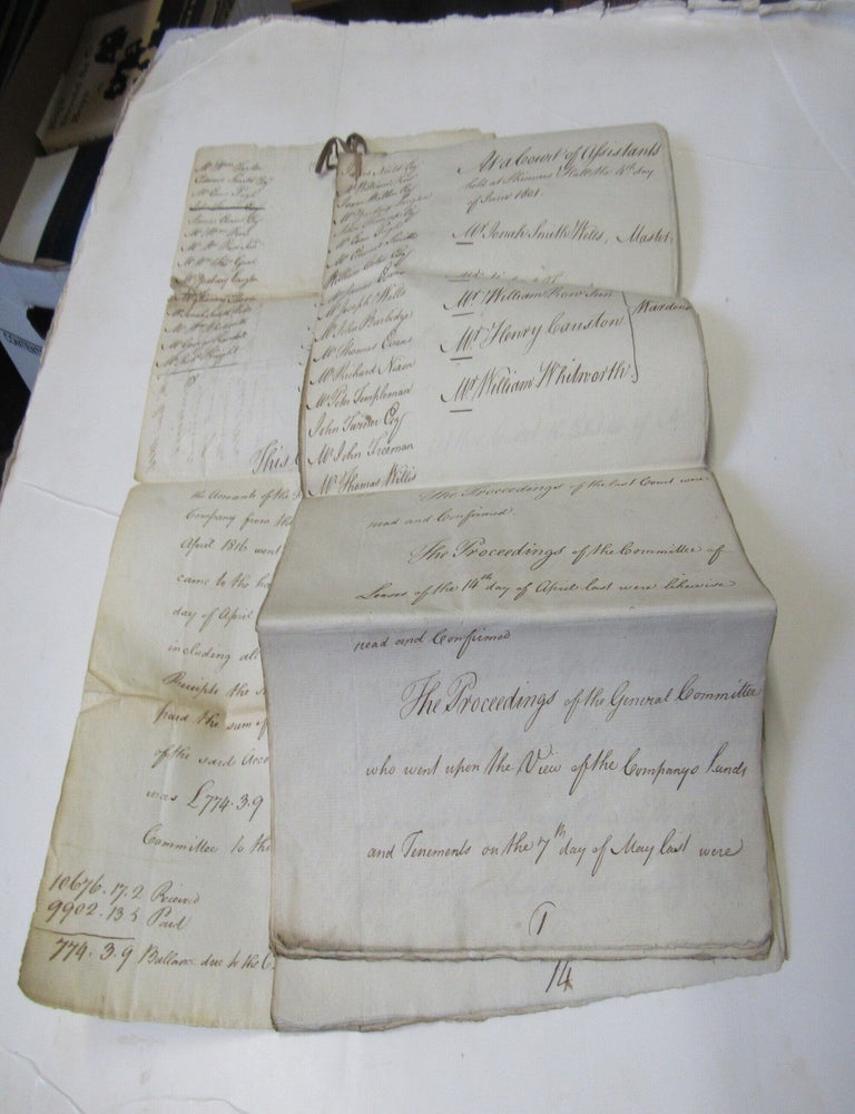 Item #3422 Manuscript Proceedings of the Court of Assistants, 4 June 1801
