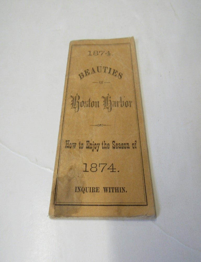 Item #3449 Beauties of Boston Harbor How to Enjoy the Season 1874