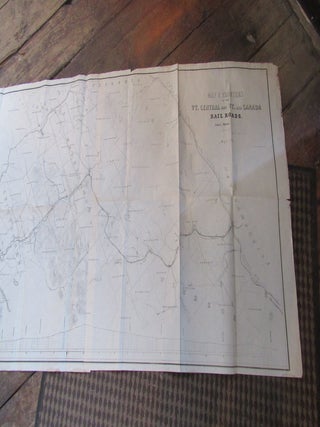Map & Profiles of the VT Central and VT & Canada Rail Roads
