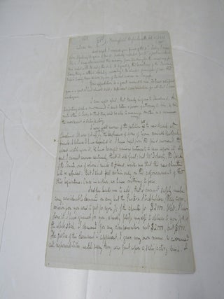 ALS George Bancroft Letter on Banking, 1832