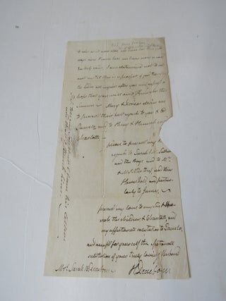 Henry Dearborn 1751-1829 ALS