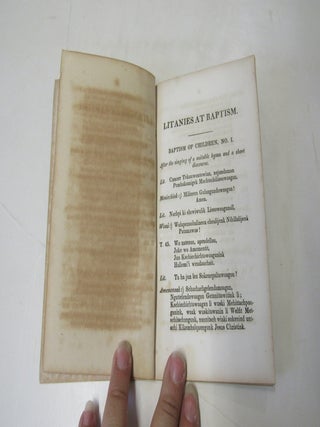 Moravian Missionary Publication for Use with Delaware Indian Converts