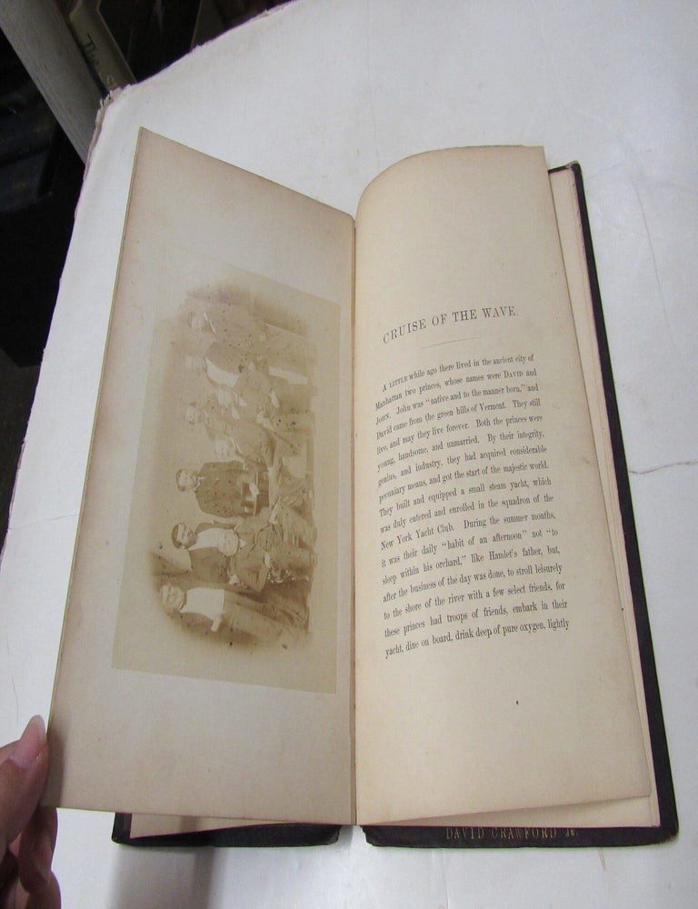 Item #3712 Naval Cruise of the Wave Two Albumen Photographs. Charles jr Sherry.