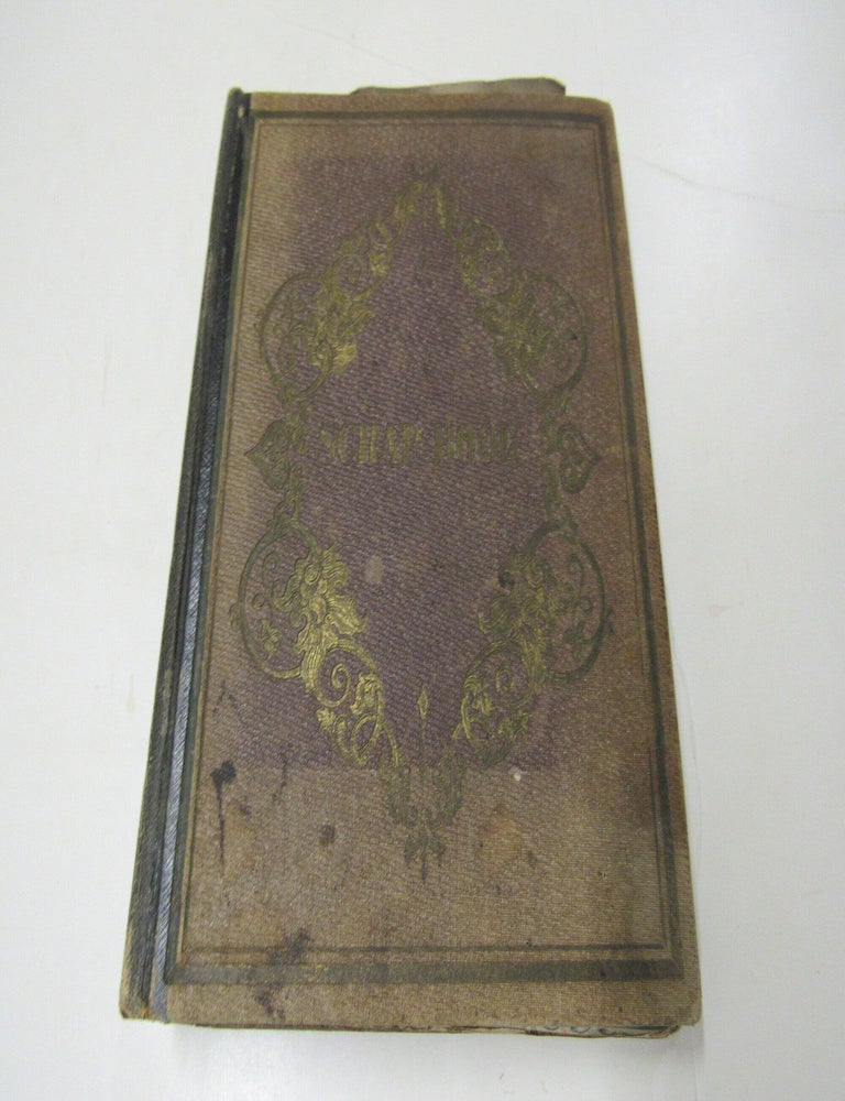 Item #3843 Scrapbook Kept by Dr. John Gilman of Lowell, Ma. with Med. Commencement Program tipped in)