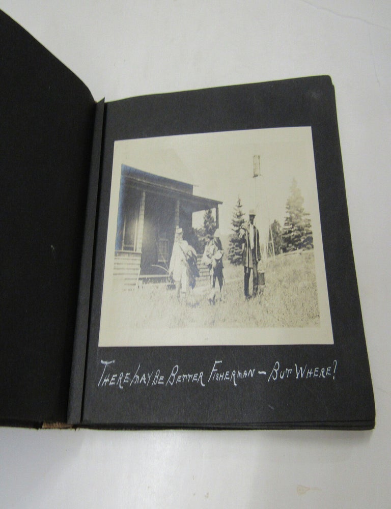 Item #3846 c.1916 Scrapbook/Photos Camping Trip Metallak Island Maine