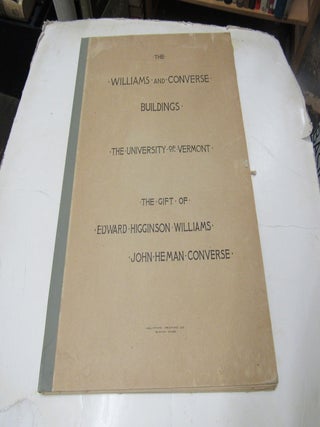 Architecture Portfolio University VT Williams/Converse 1896