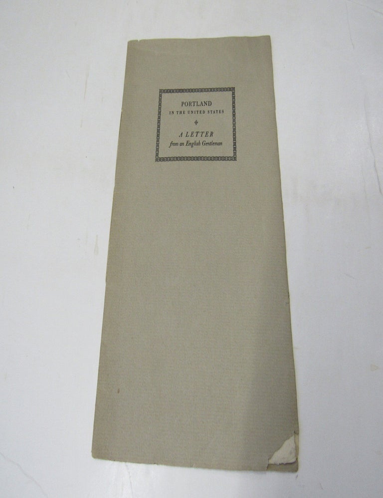 Item #3910 Description of Portland In The United States