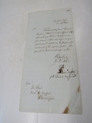 Annual Supplies for the Philadelphia Navy Yard, 1842