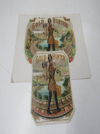Item #3979 Gold Hunter Cigars Klondike Gold Rush 1890's CA Gold Rush Imagery