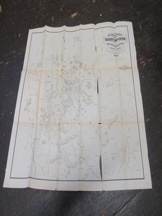 Farrar's Map of the Rangeley Lakes Region And The Sources Of The Magalloway &...