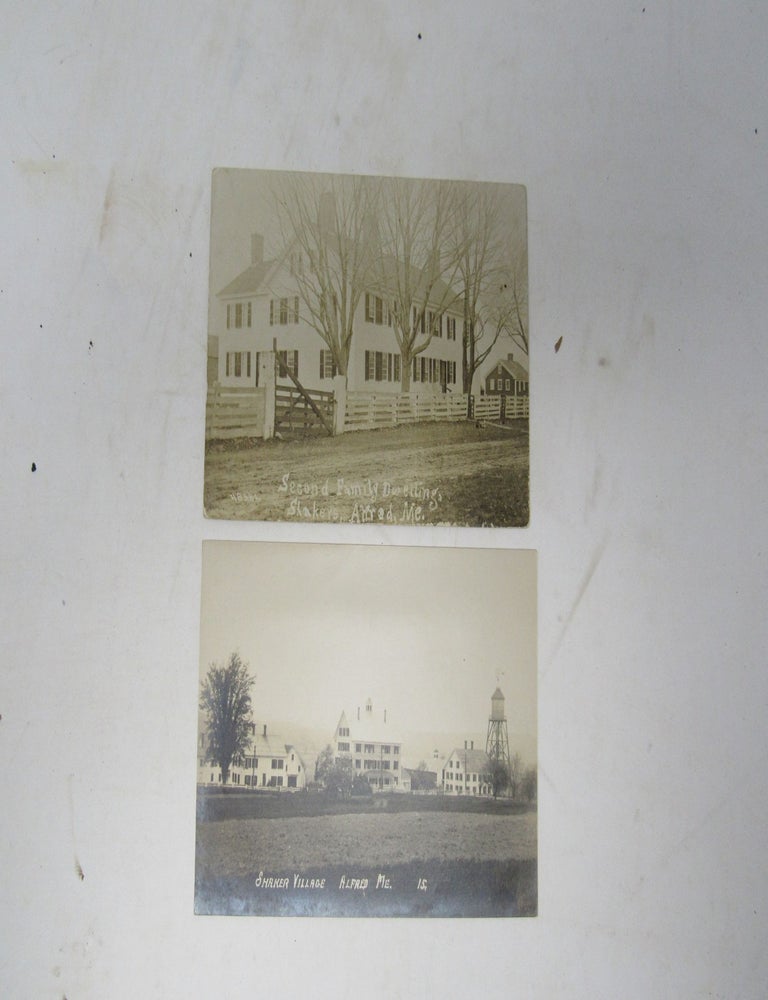 Two Real photographic Postcards of the Alfred, Maine Shaker Village