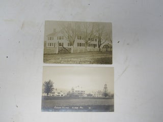 Item #743 Two Real photographic Postcards of the Alfred, Maine Shaker Village