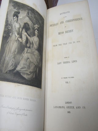 Extracts of the Journals and Correspondence of Miss Berry From the Year 1783 to 1852